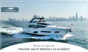 Private yacht rentals | Shared yacht parties Blog Banner by Yacht In Dubai